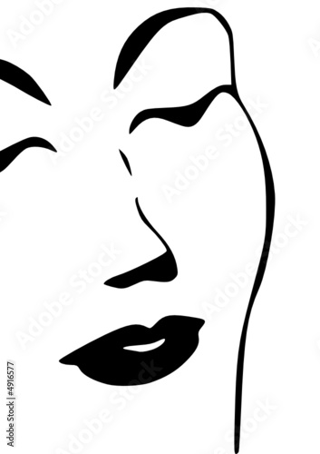 visage de femme