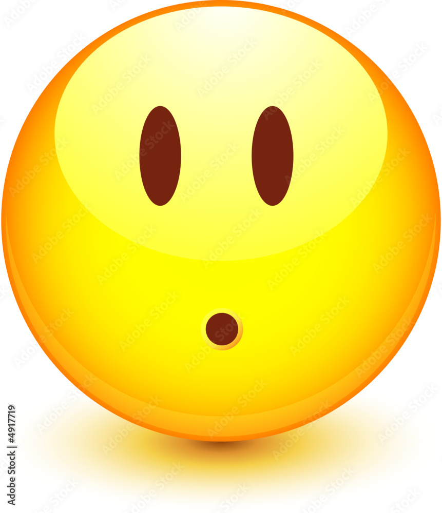 Fototapeta premium Smiley vectoriel, facilement modifiable !