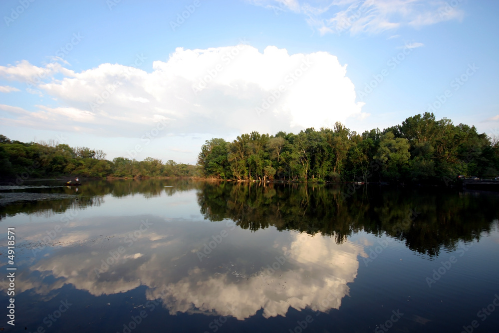 Obraz premium Beautiful lake view 