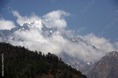 Fototapeta Naklejka Na Ścianę i Meble -  trekking nepal