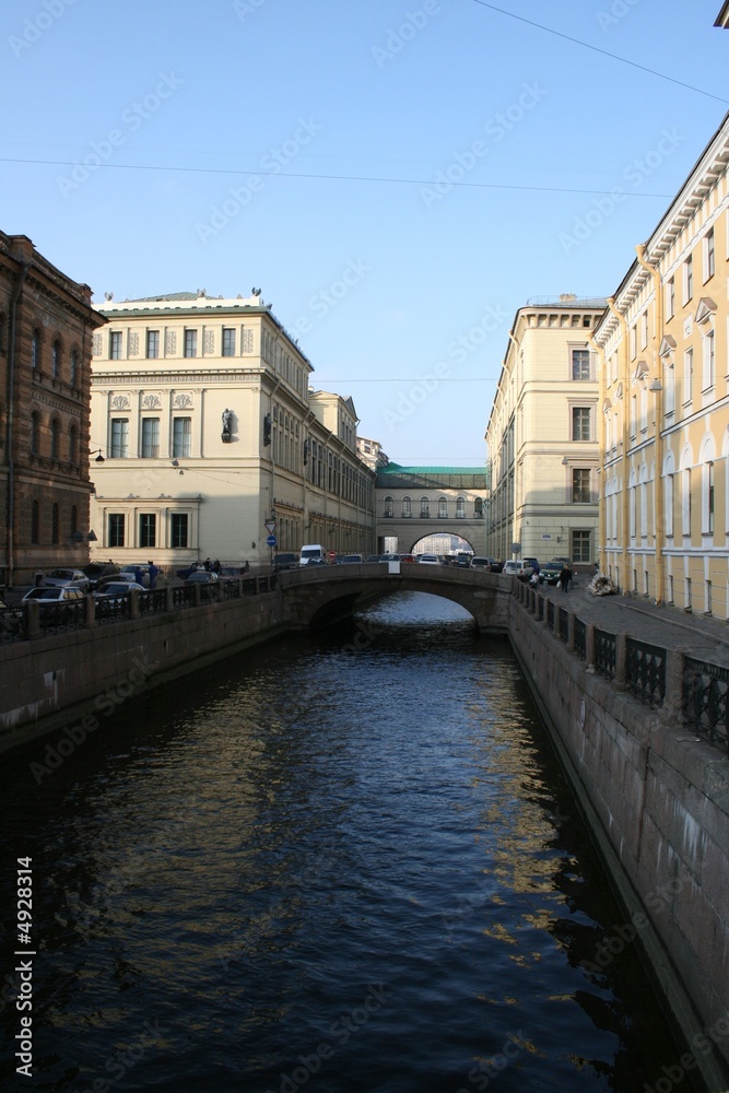 Brücke in St. Petersburg Russland