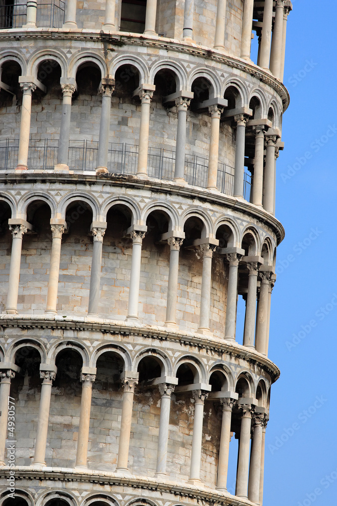 Section of the Leaning Tower