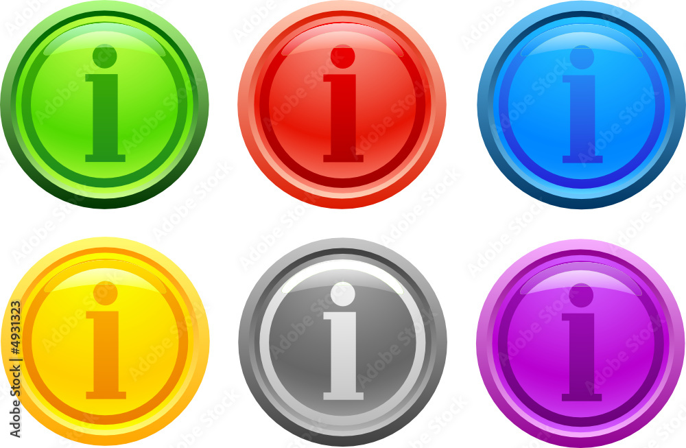 Info button. [Vector]
