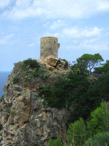 A tower on west coast of Mallorca