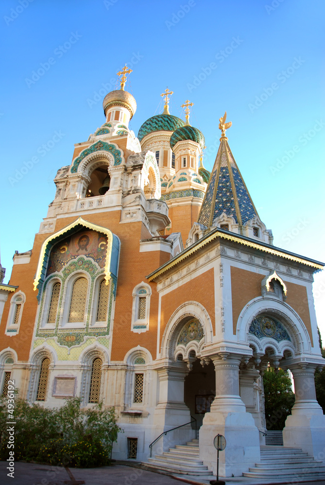 Russian orthodox church in Nice France