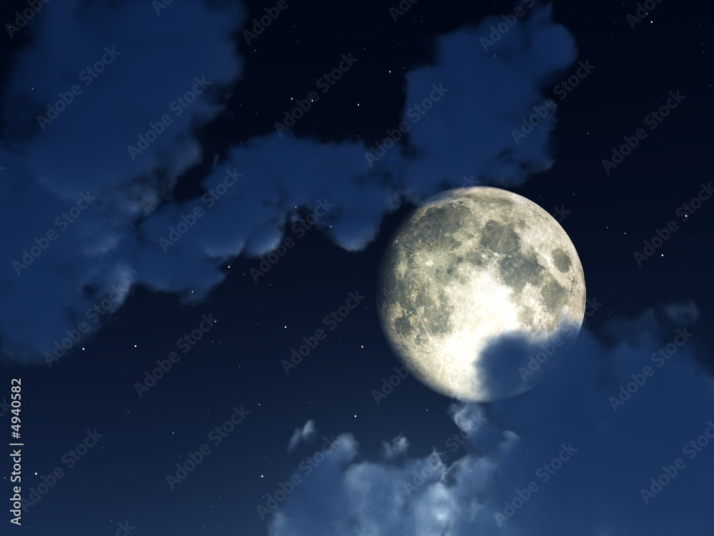 Moon Night Sky 4