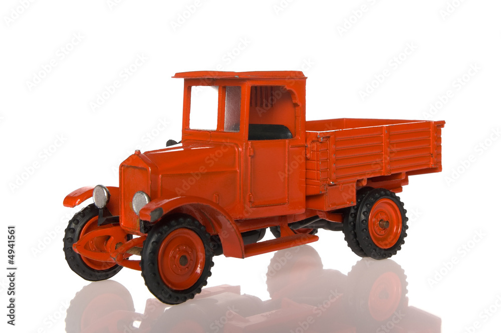 Obraz premium Red toy truck