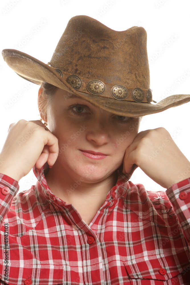 Portrait of a girl Cowboy Portrait of a girl Cowboy
