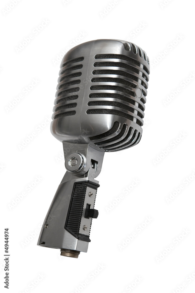 Fototapeta premium Beautiful old microphone