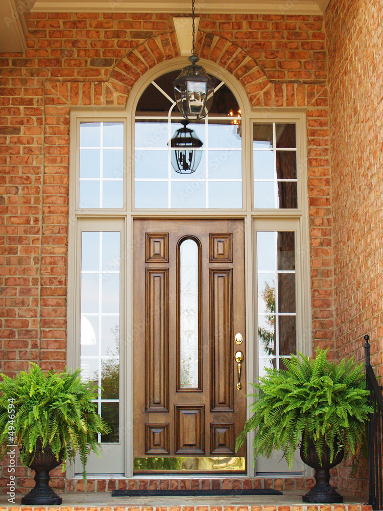 Front Entrance in Brick