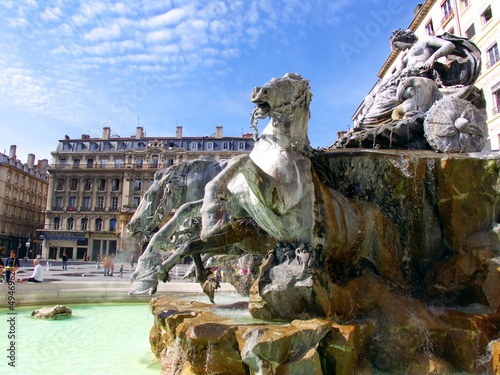 Statue, Terreaux, Bellecour, Lyon