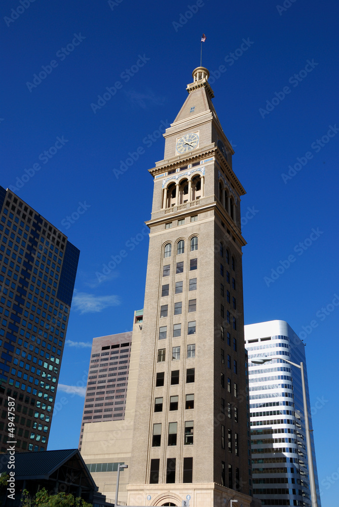 Fototapeta premium Daniels and Fisher Clock Tower Downtown Denver