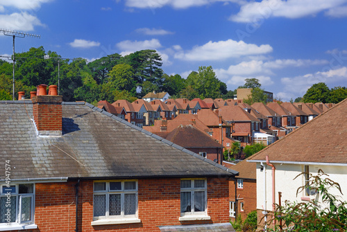 English Red Brick Suburb