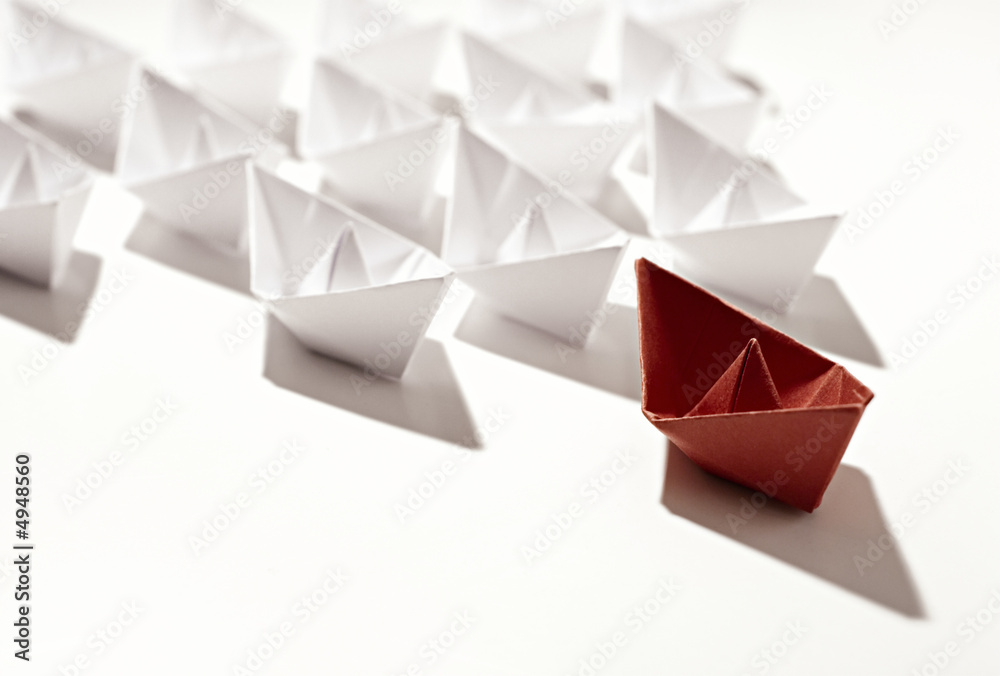 Fototapeta premium team leader ship