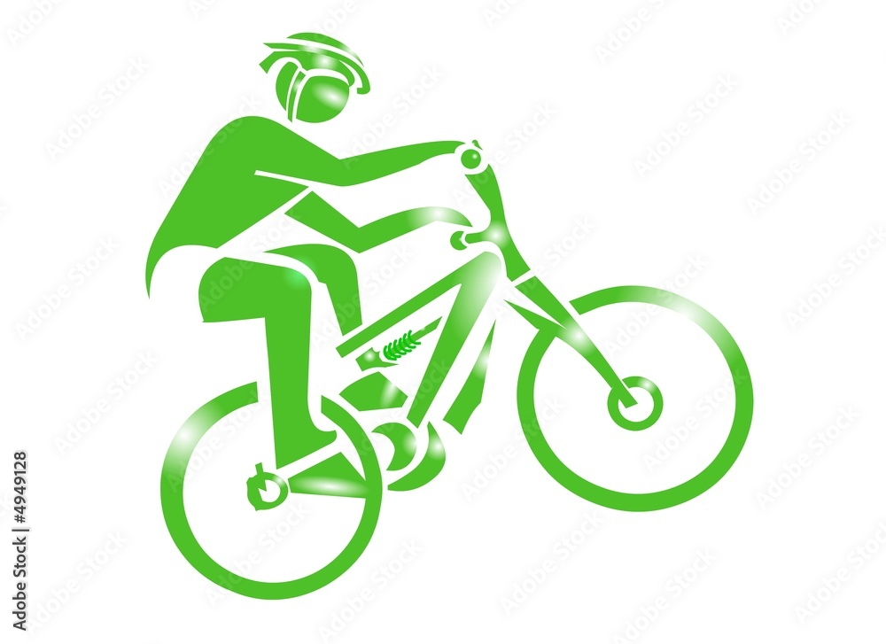 Fototapeta premium Mountain Bike Sport Icon