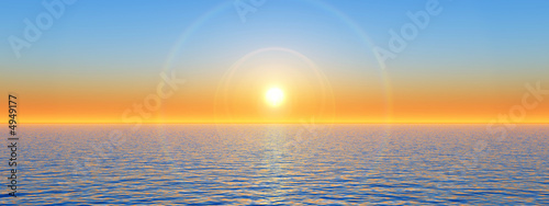 Sea sunset