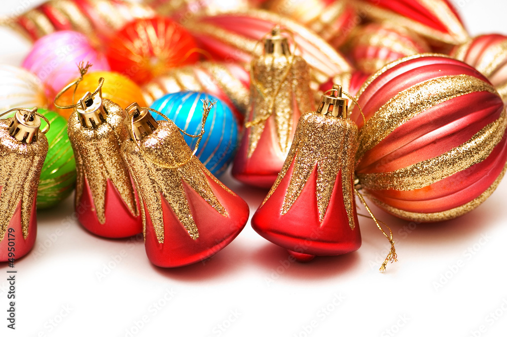 Christmas decoration isolated on the white background Christmas decoration isolated on the white background