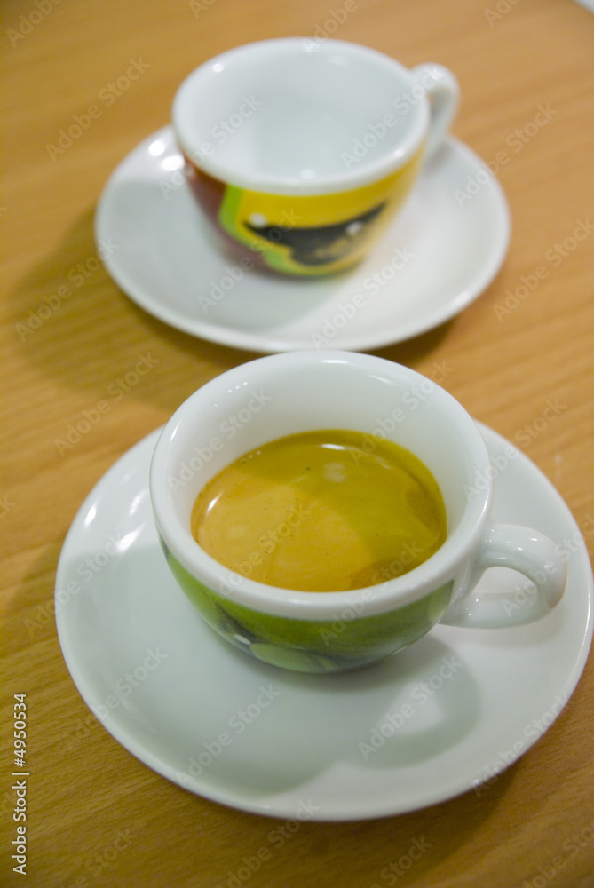 Two espresso cups Two espresso cups