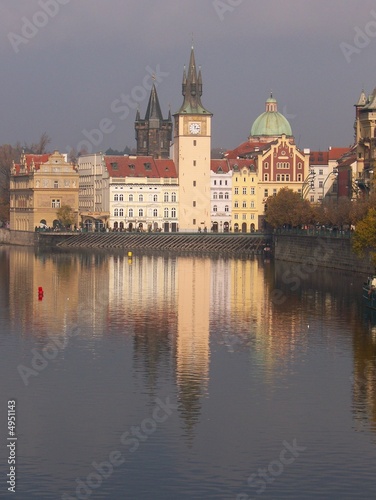 Prague, at the Charles bridge