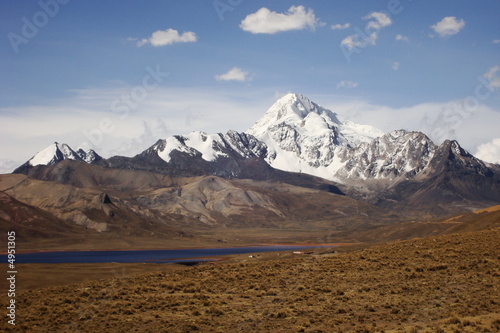 Huayna Potosi, glacier bolivien