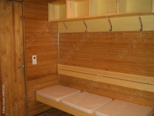 Vestiaire sauna