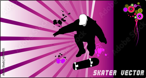 vector de un skater