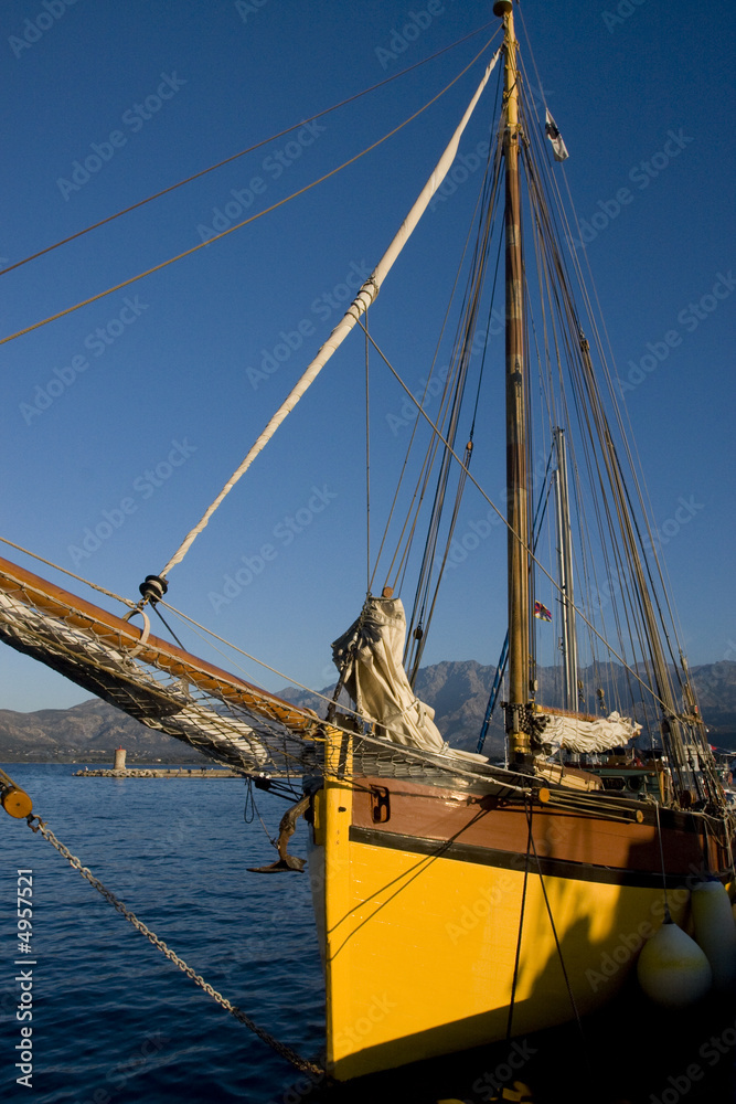 Obraz premium voilier ancien