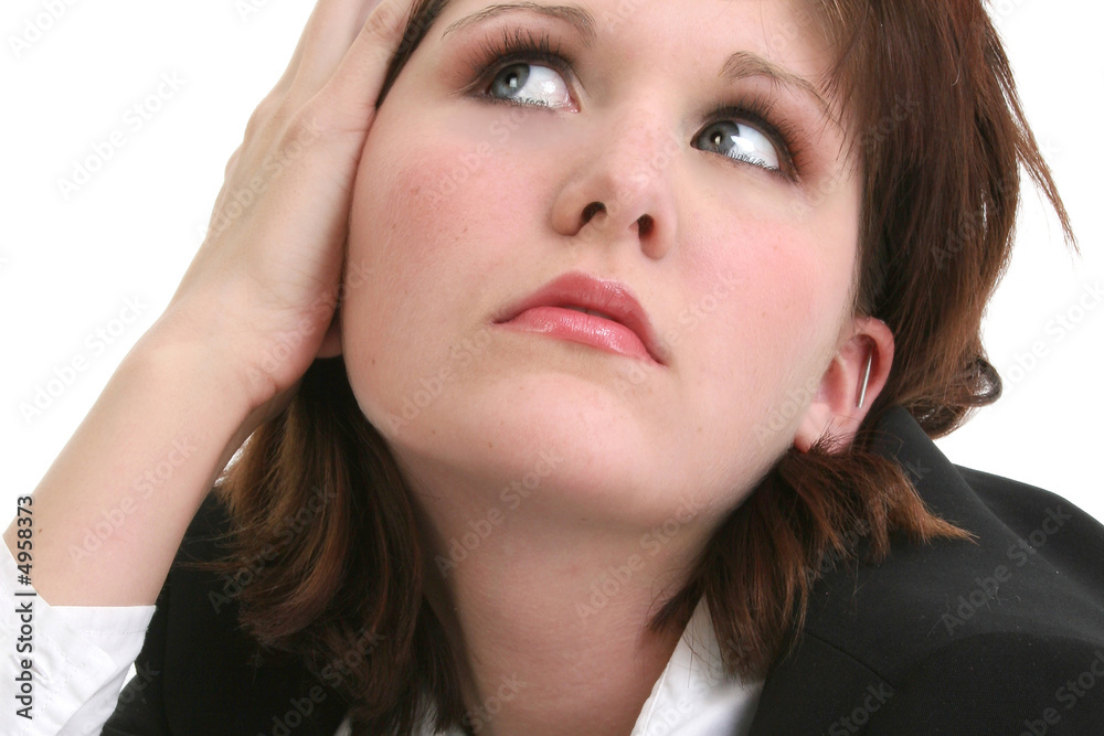 Business Woman Thinking
