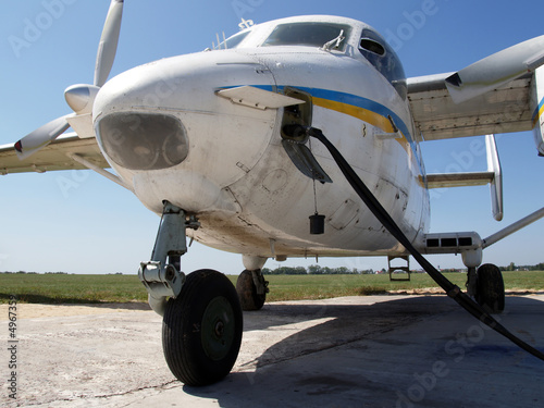 Fototapeta Naklejka Na Ścianę i Meble -  Refueling plane