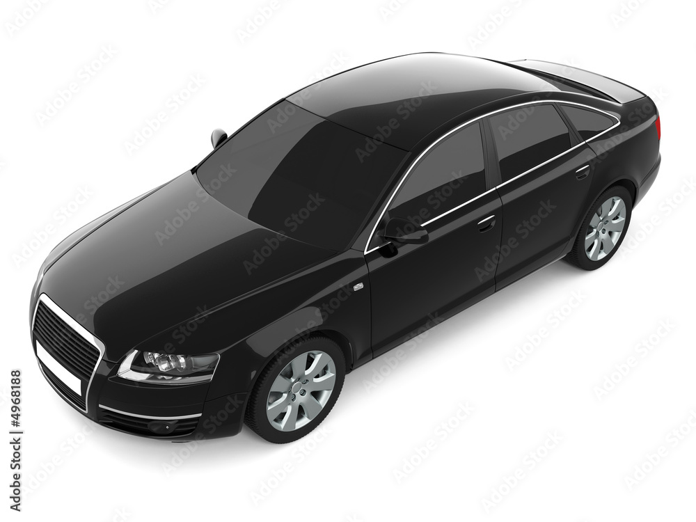 Black Business-Class Car
