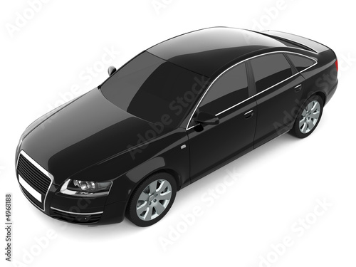 Black Business-Class Car