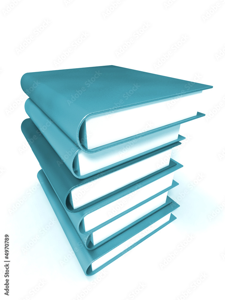 colored books massive isolated on white colored books massive isolated on white