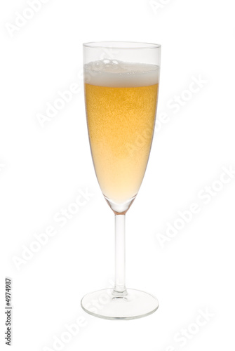 isolated champagne