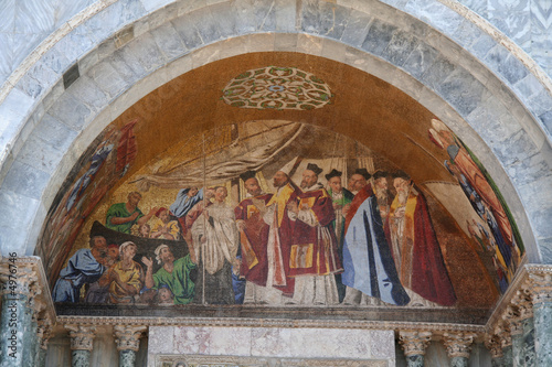 Mosaïque de façade de la basilique Saint-Marc
