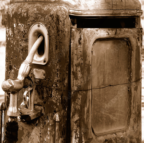 Old Gas Pump