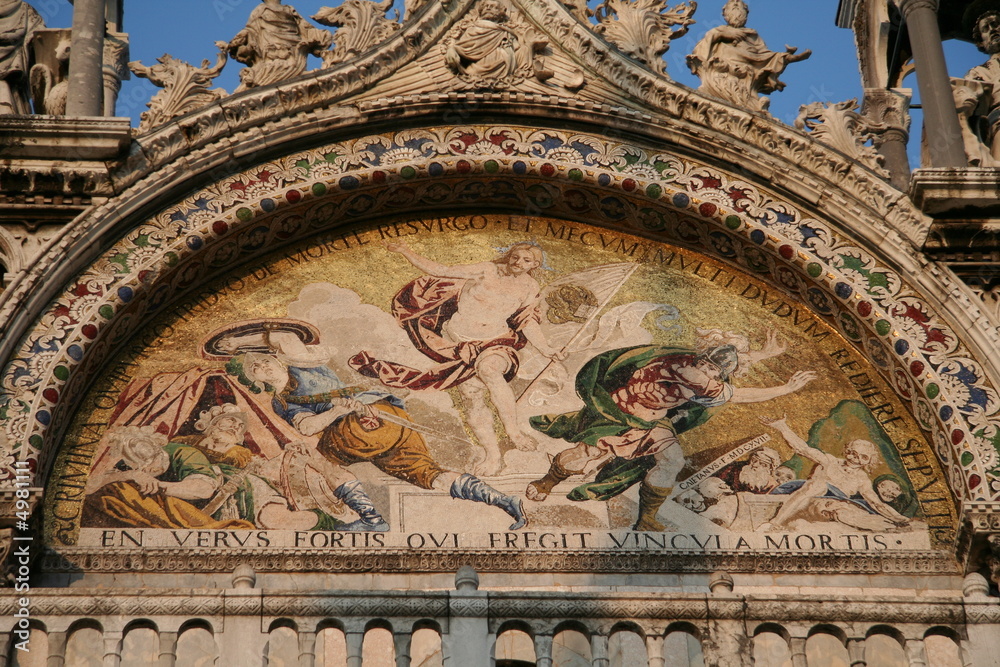 Fototapeta premium Mosaïque de la basilique Saint-Marc