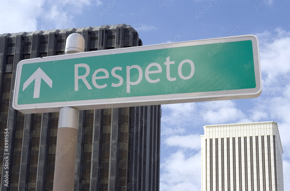 Obraz premium Respeto Adelante