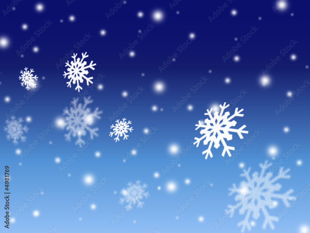 christmas snow blue card background christmas snow blue card background