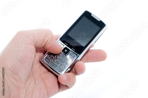 Mobile phone in hand