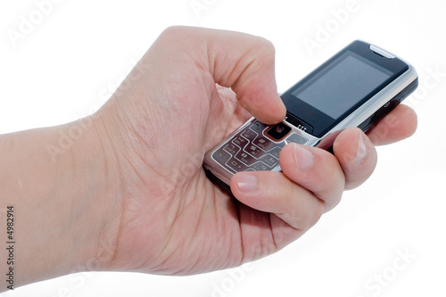 Mobile phone in hand