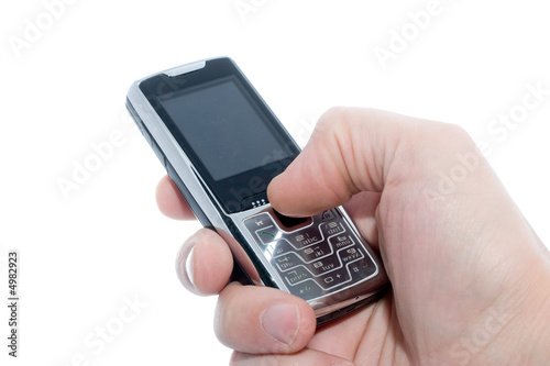 Mobile phone in hand