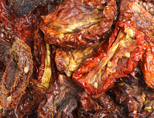 dried tomato abstract