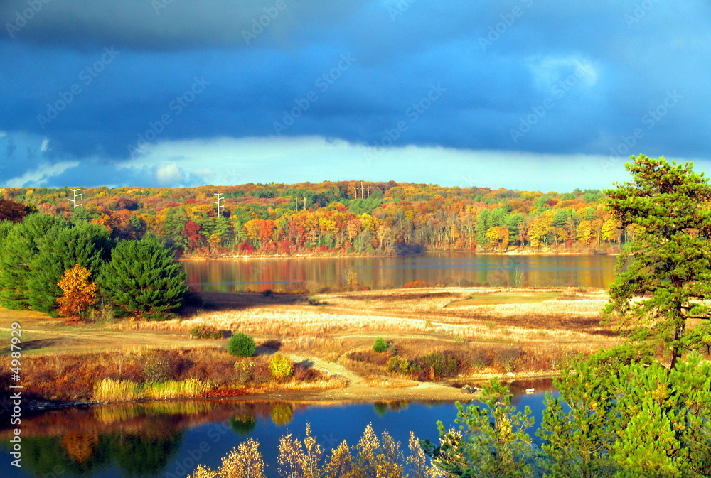 Fototapeta premium LAKE VIEW