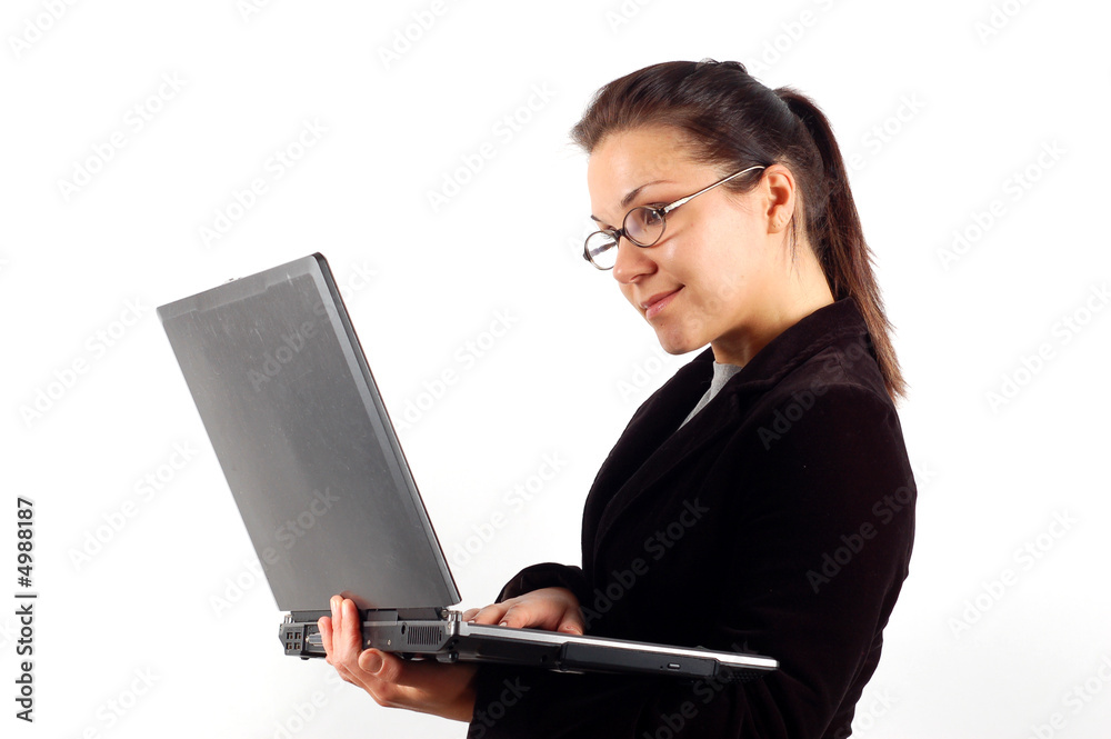 business woman with laptop #11 business woman with laptop #11