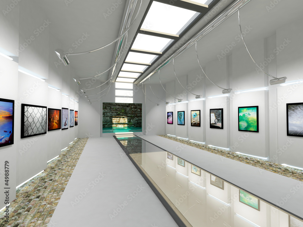 Fototapeta premium Art Gallery Room