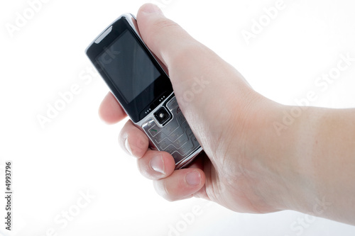 Mobile phone in hand