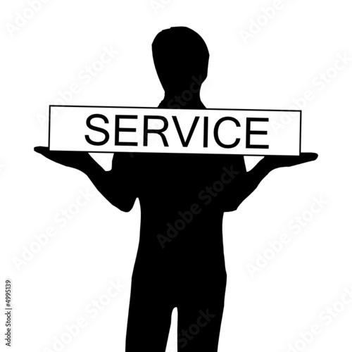 service schattenbild