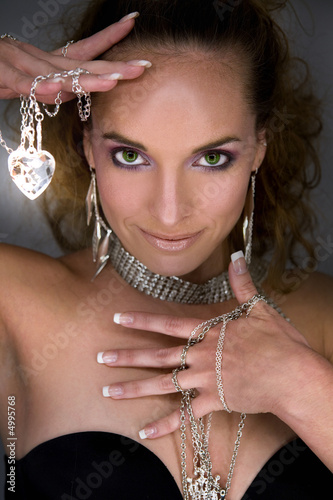 woman and jewellery