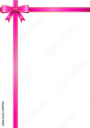 Ruban rose A4