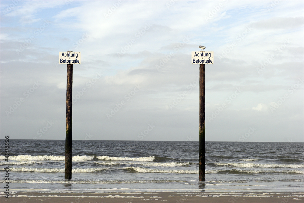 Typical north German sea landscape